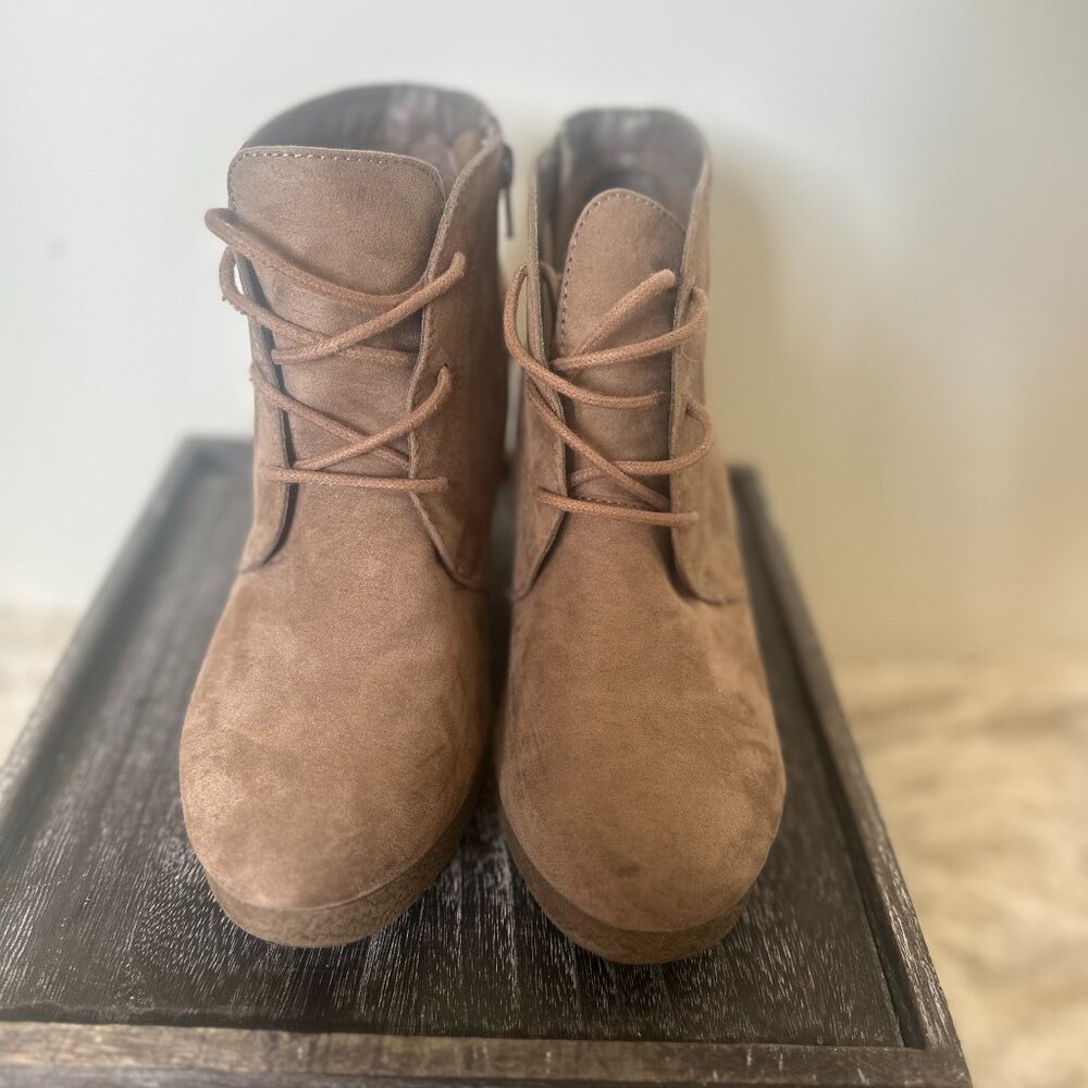 Brown Booties - Picture 2 of 3